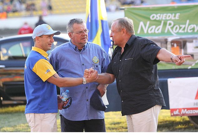 Od lewej: Piotr Paluch, Czesław Czernicki, Władysław Komarnicki