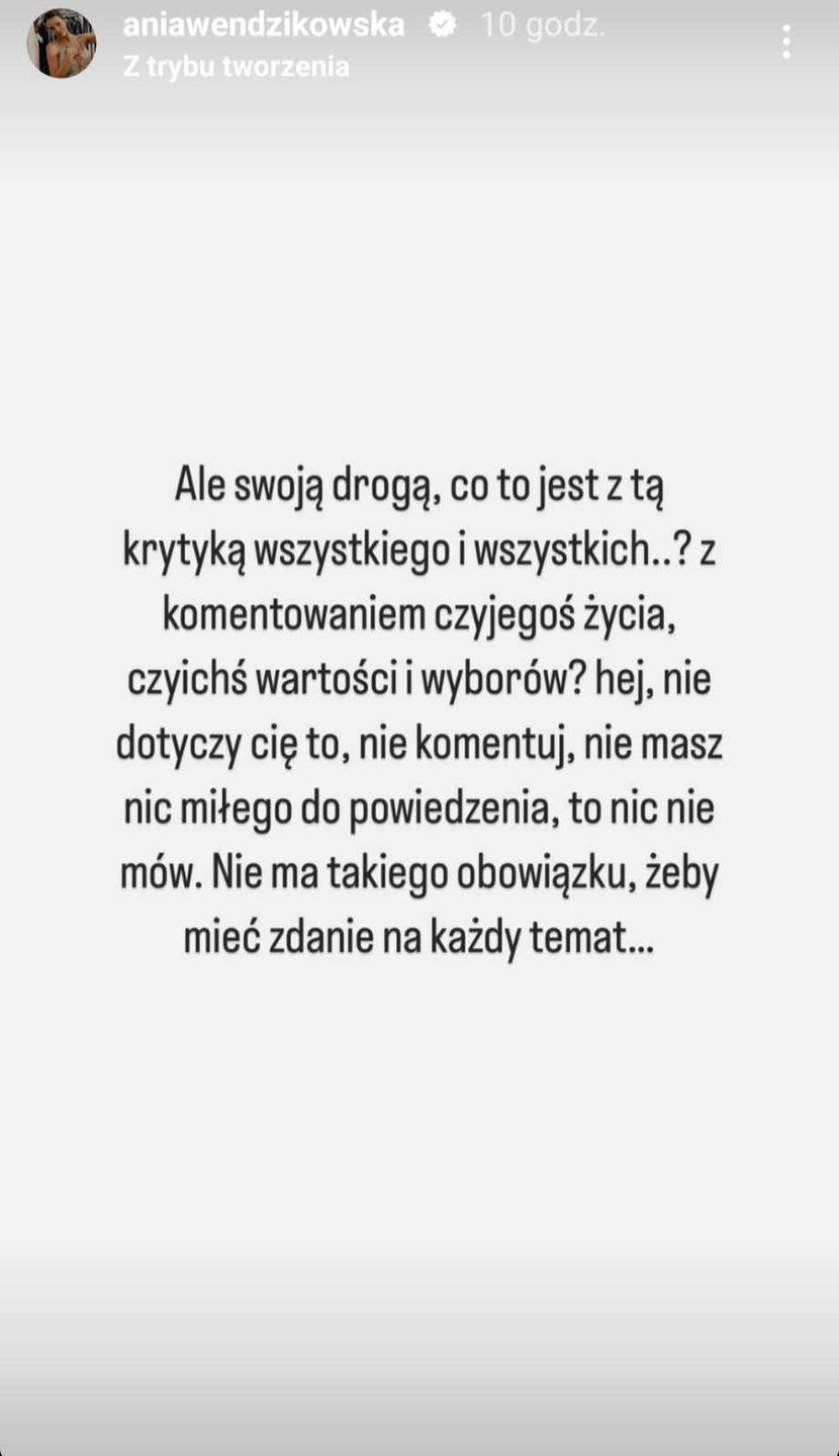 Ferie Anny Wendzikowskiej na Instagramie