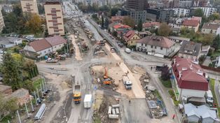 Budowa linii tramwajowej do Mistrzejowic w Krakowie. Są zmiany w ruchu