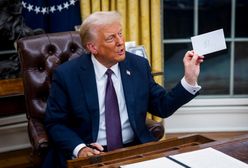 Znalazł kopertę w Gabinecie Owalnym. Trump ujawnił treść listu