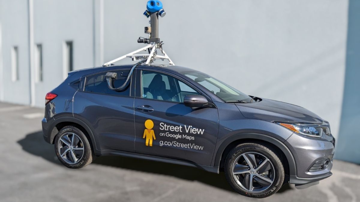 Samochód, którym Google robi zdjęcia do Street View