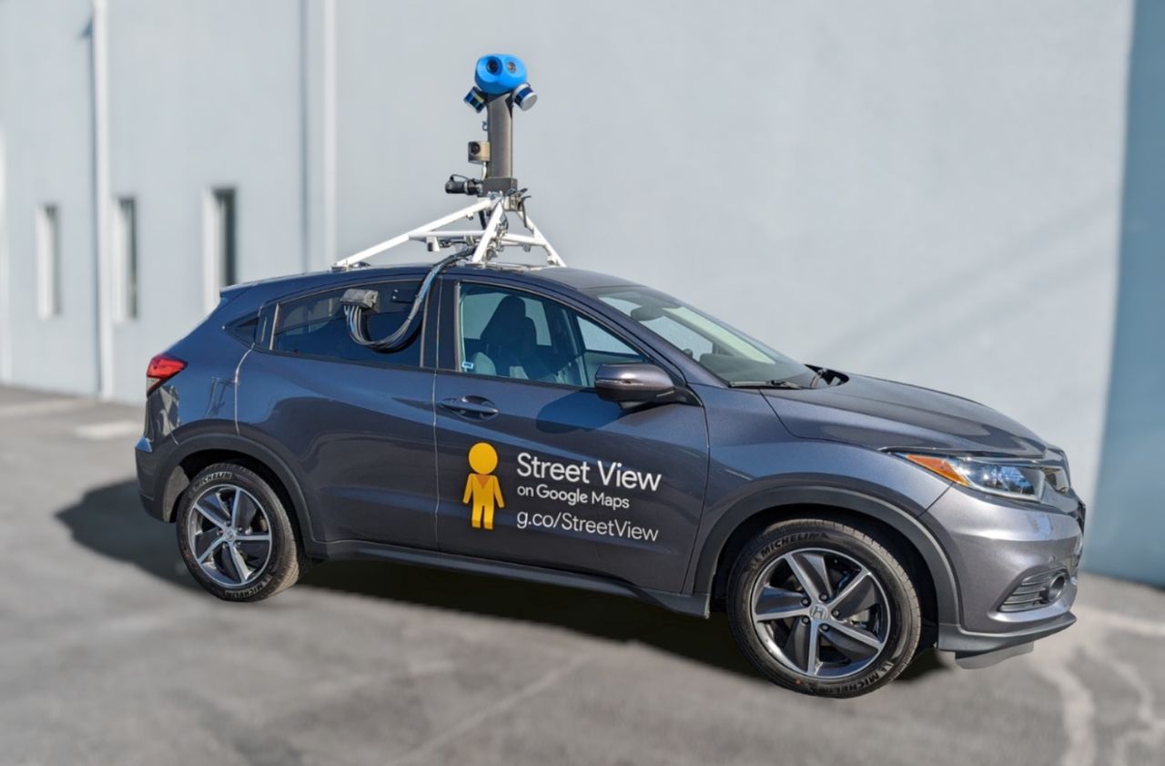 Samochód, którym Google robi zdjęcia do Street View