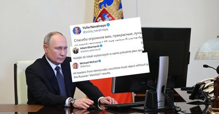 Putin triumfuje. Reakcje na pierwsze wyniki rosyjskich wyborów