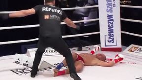 Kickboxing. HFO. Ciężki nokaut podczas gali w studiu Telewizji Polskiej (wideo)