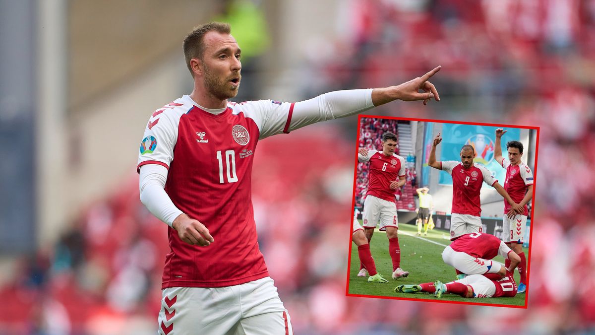 Getty Images / Lars Ronbog / Christian Eriksen stracił przytomność w czasie meczu Euro 2020 z Finlandią