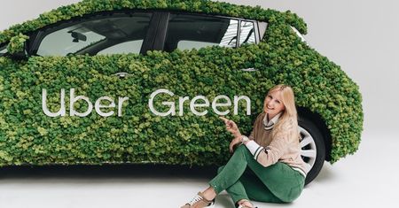 Elektryczne samochody Uber Green w Krakowie