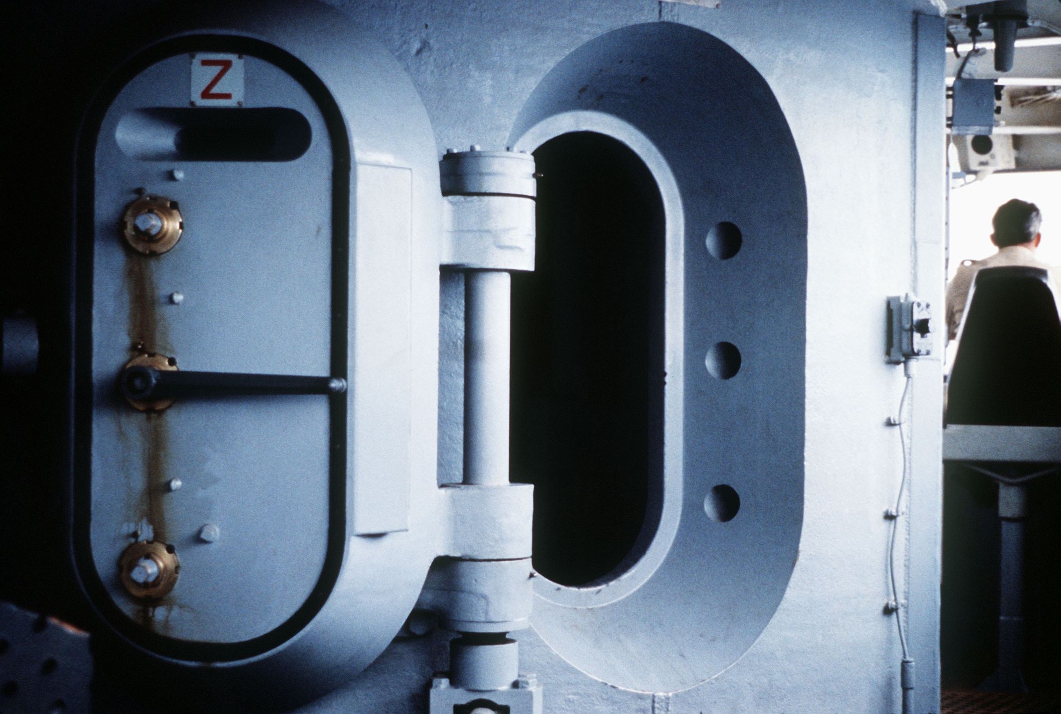 Drzwi na pancerniku USS New Jersey