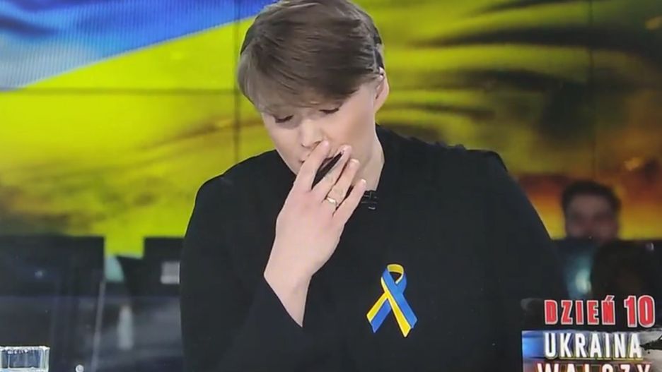 Dziennikarce TVN24 Annie Seremak-Frątczak wzruszenie odebrało mowę