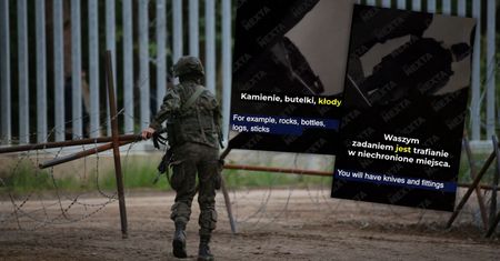 Białorusini szkolą migrantów wysyłanych na granicę? Jest nagranie. "Nie bójcie się, nie będą strzelać"