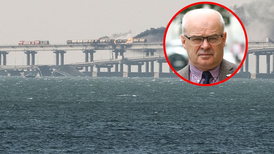 Putin upokorzony. Gen. Skrzypczak o zniszczeniu Mostu Krymskiego: "To było mu obiecane"