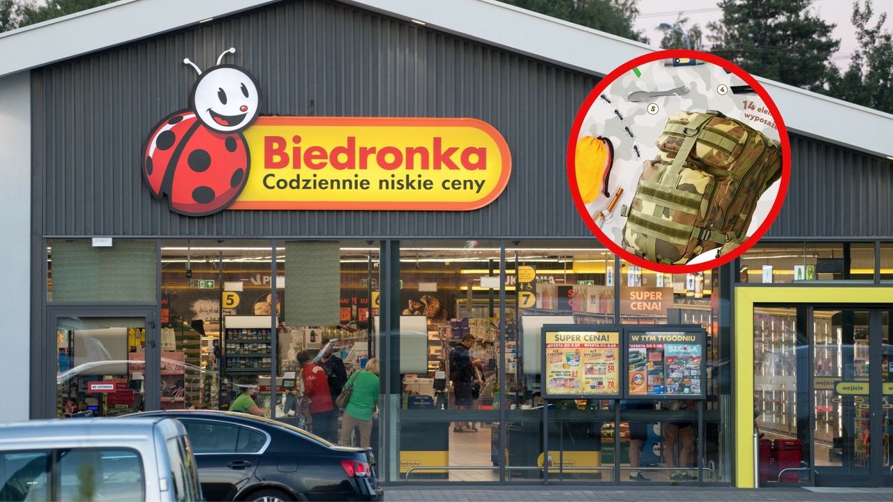 Biedronka sprzedaje plecaki "militarne". Nie spełniają wymagań RCB