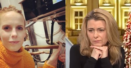Katarzyna Błażejewska-Stuhr DRWI z wywiadu Romualdy Wąsik: "Zimno jest. Na szczęście mąż nie łamał prawa, więc jest w pracy, a nie w więzieniu"