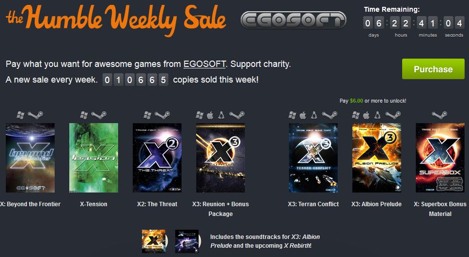 HumbleBundle Weekly Sale - tym razem Egosoft