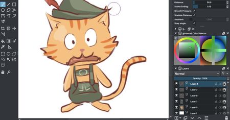 Krita 3.1 – jeszcze więcej animacji i w końcu OpenGL na macOS