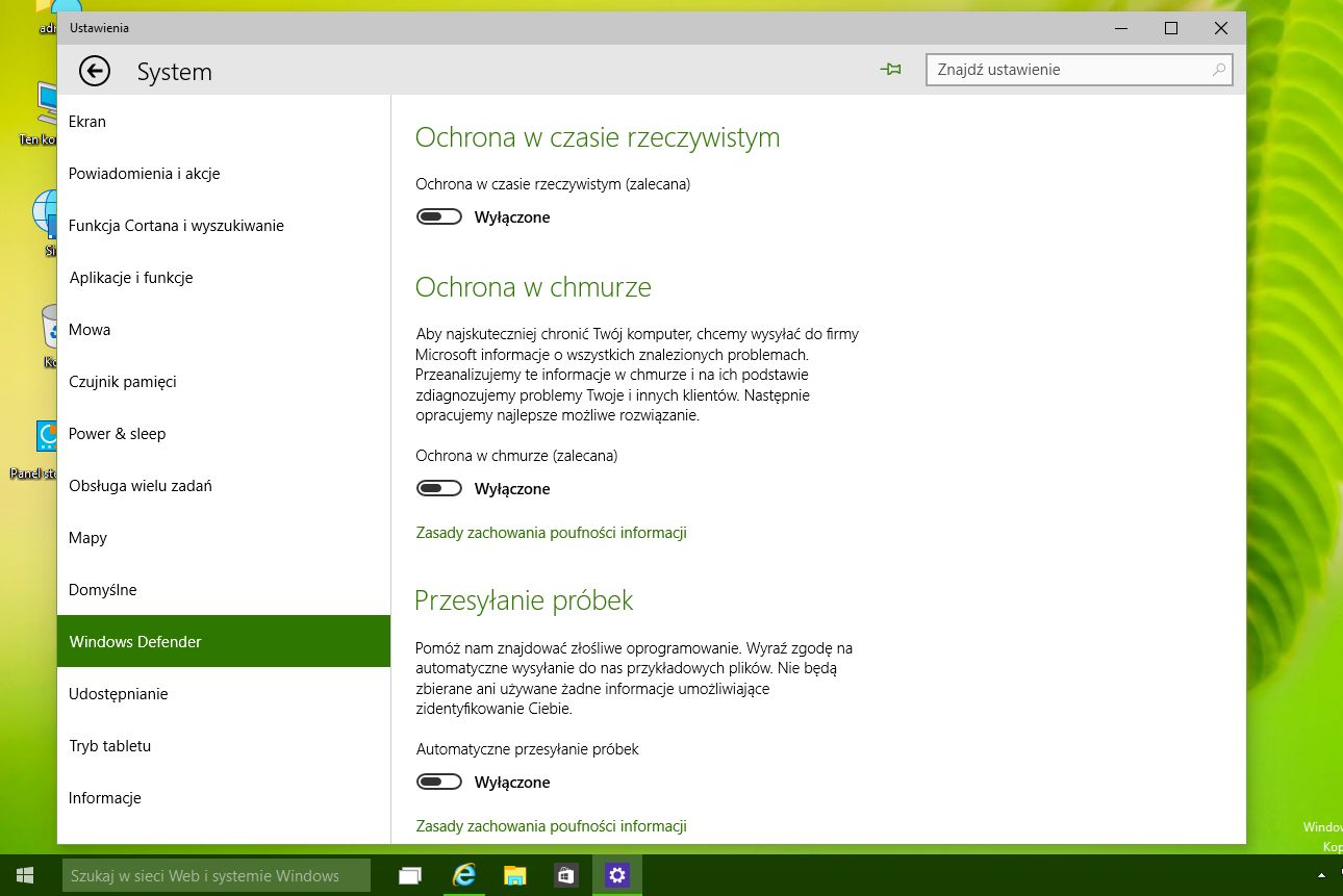 Nowy panel sterowania w Windows 10