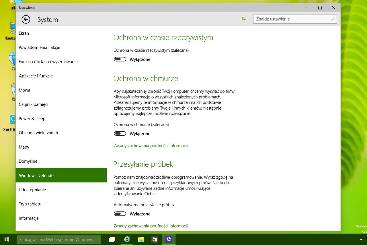 Nowy panel sterowania w Windows 10