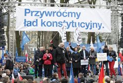 KOD urządził spływ kaczek. "By już nigdy nie przeszkadzały Polakom normalnie żyć"