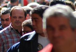 Polacy protestują w Brukseli