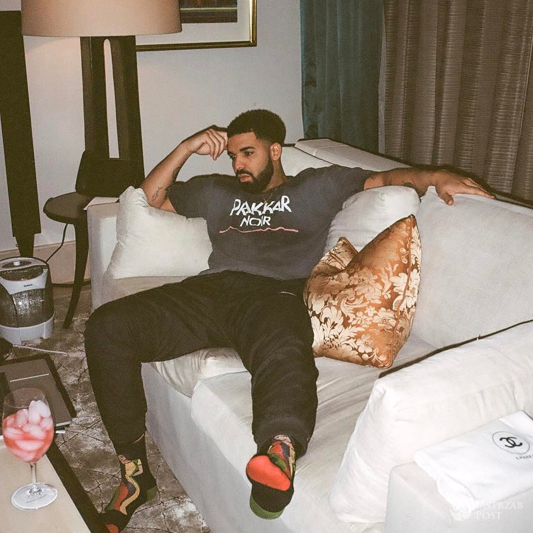 Drake w skarpetkach od Fanty x Stance