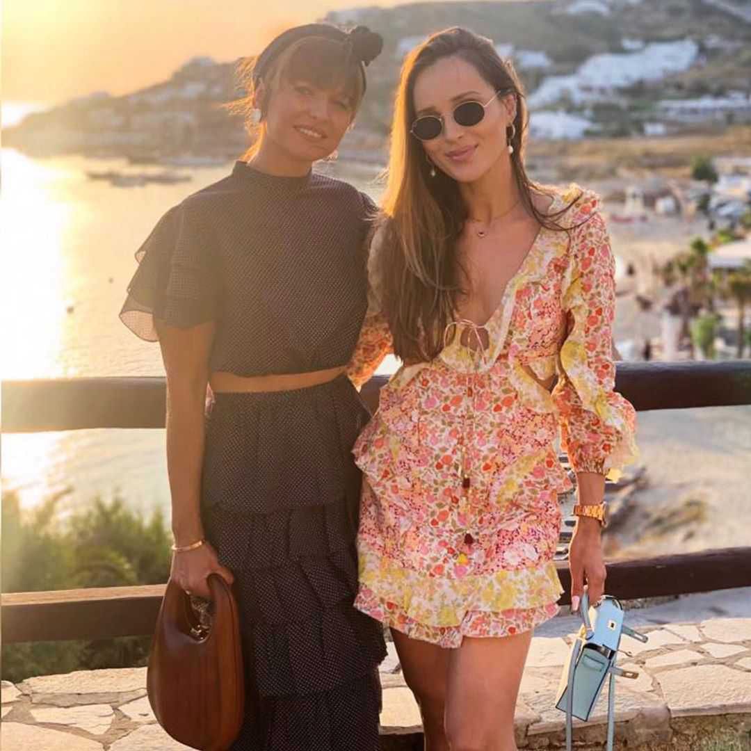 Marina Łuczenko i Anna Lewandowska w pięknych kreacjach