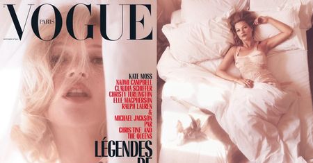 Odprężona Kate Moss pozuje w domowych pieleszach