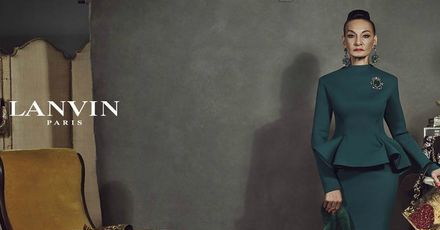 Lanvin: "kocham zmarszczki, kocham siwe włosy"