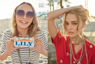 Lily-Rose Depp pozuje dla "Glamour"