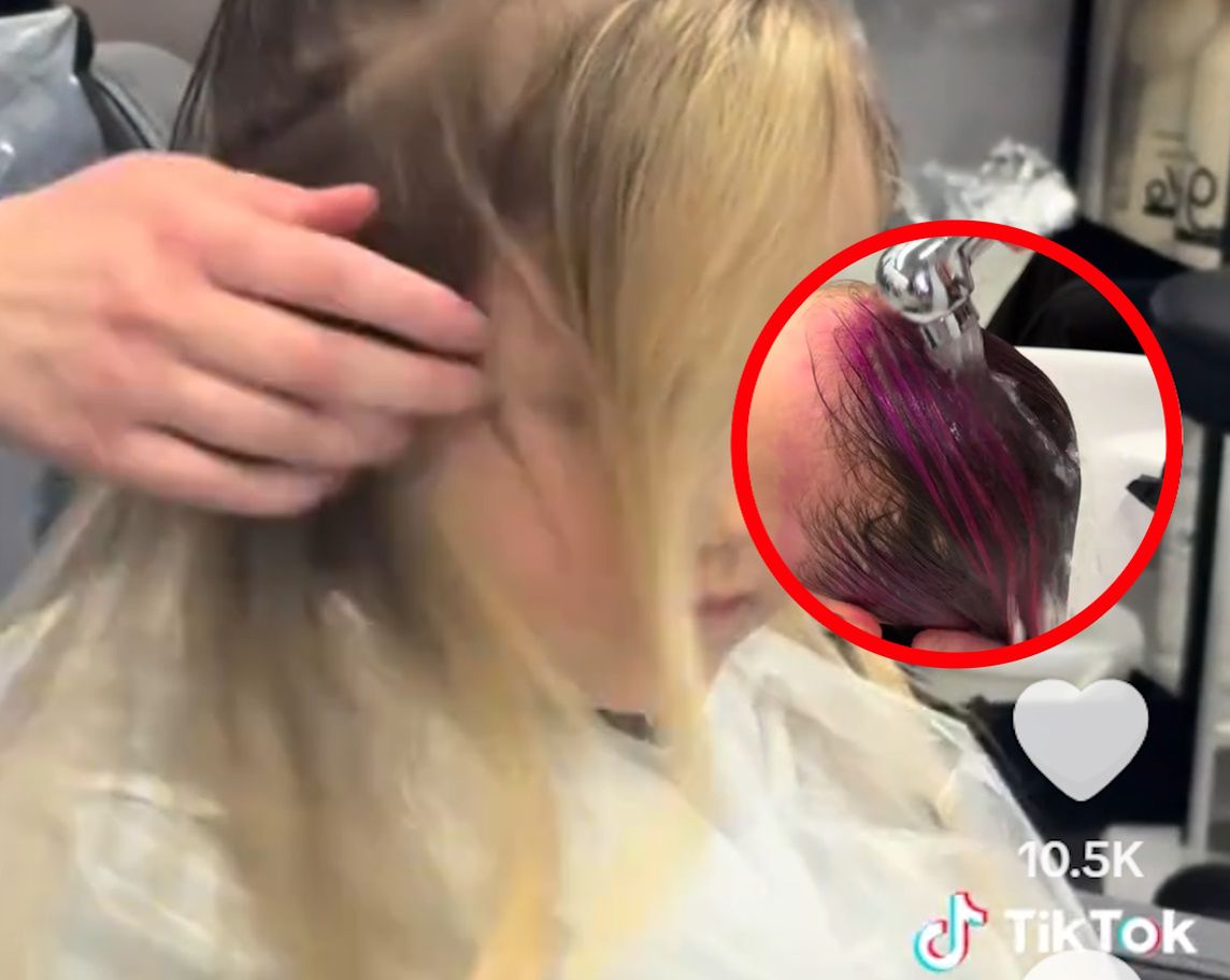Pofarbowała włosy dziewczynki na różowo. Posypały się komentarze