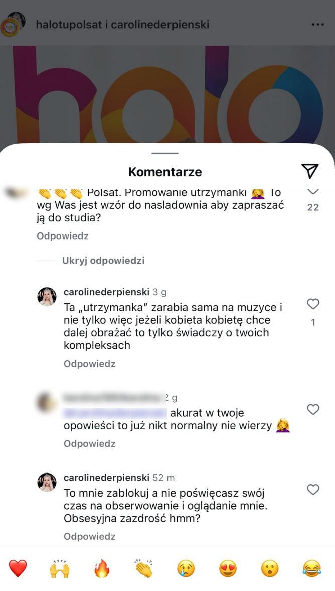 Internauci oburzeni zaproszeniem Caroline Derpienski do śniadani