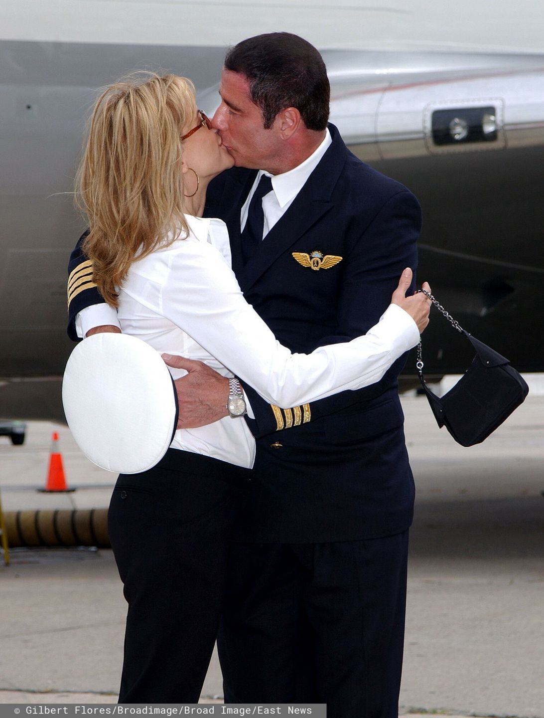 John Travolta z nieżyjącą już żoną Kelly Preston