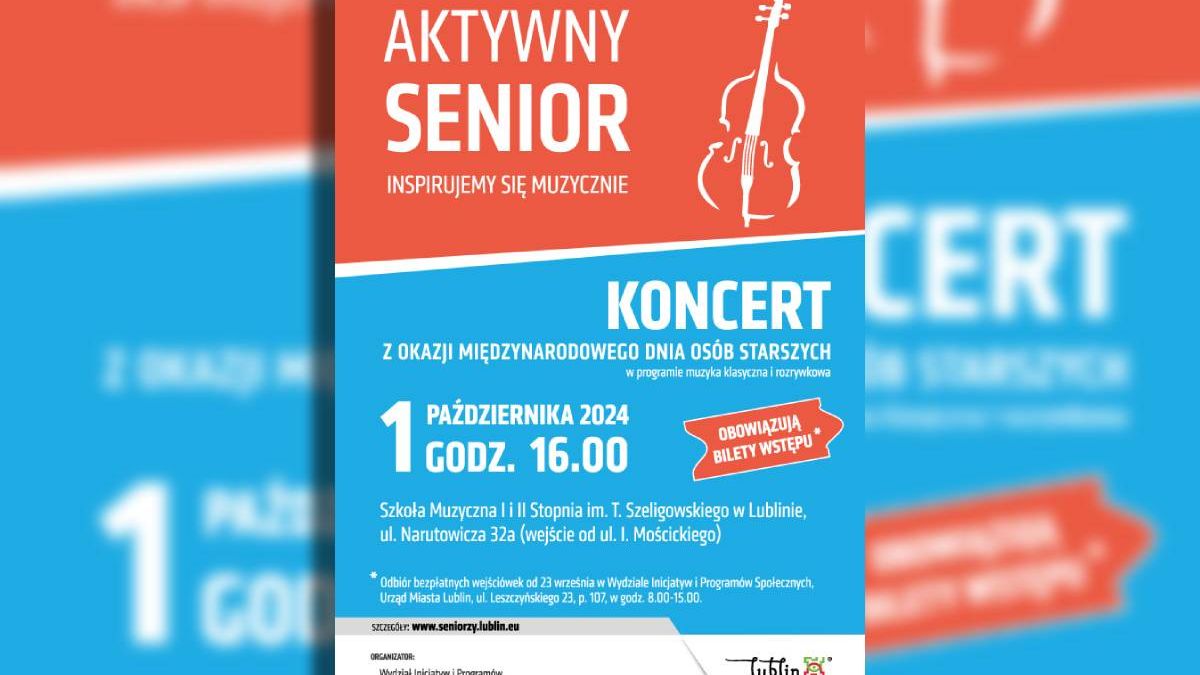grafika Koncert z okazji Międzynarodowego Dnia Osób Starszych