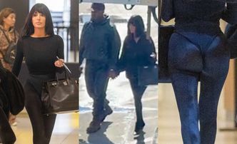 Bianca Censori walczy o uwagę na lotnisku w majtkach naciągniętych na legginsy. Wylansuje nowy trend? (ZDJĘCIA)