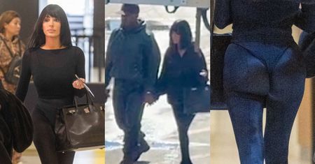 Bianca Censori walczy o uwagę na lotnisku w majtkach naciągniętych na legginsy. Wylansuje nowy trend? (ZDJĘCIA)