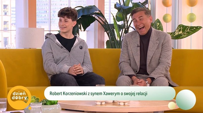 Robert Korzeniowski pokazał syna w "Dzień Dobry TVN"