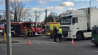 Pruszków: Kobieta wtargnęła pod zestaw ciężarowy. Była uwięziona pod pojazdem. W akcji ratownicy z LPR