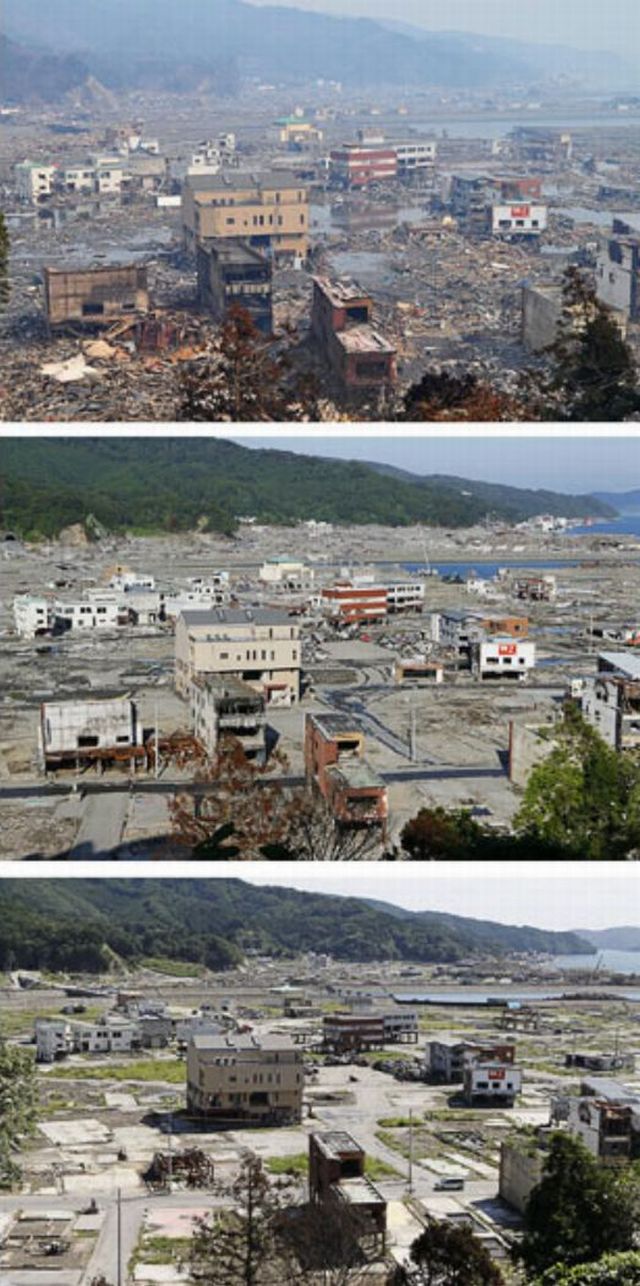 Japonia - w trakcie i 6 miesięcy po katastrofie 6
