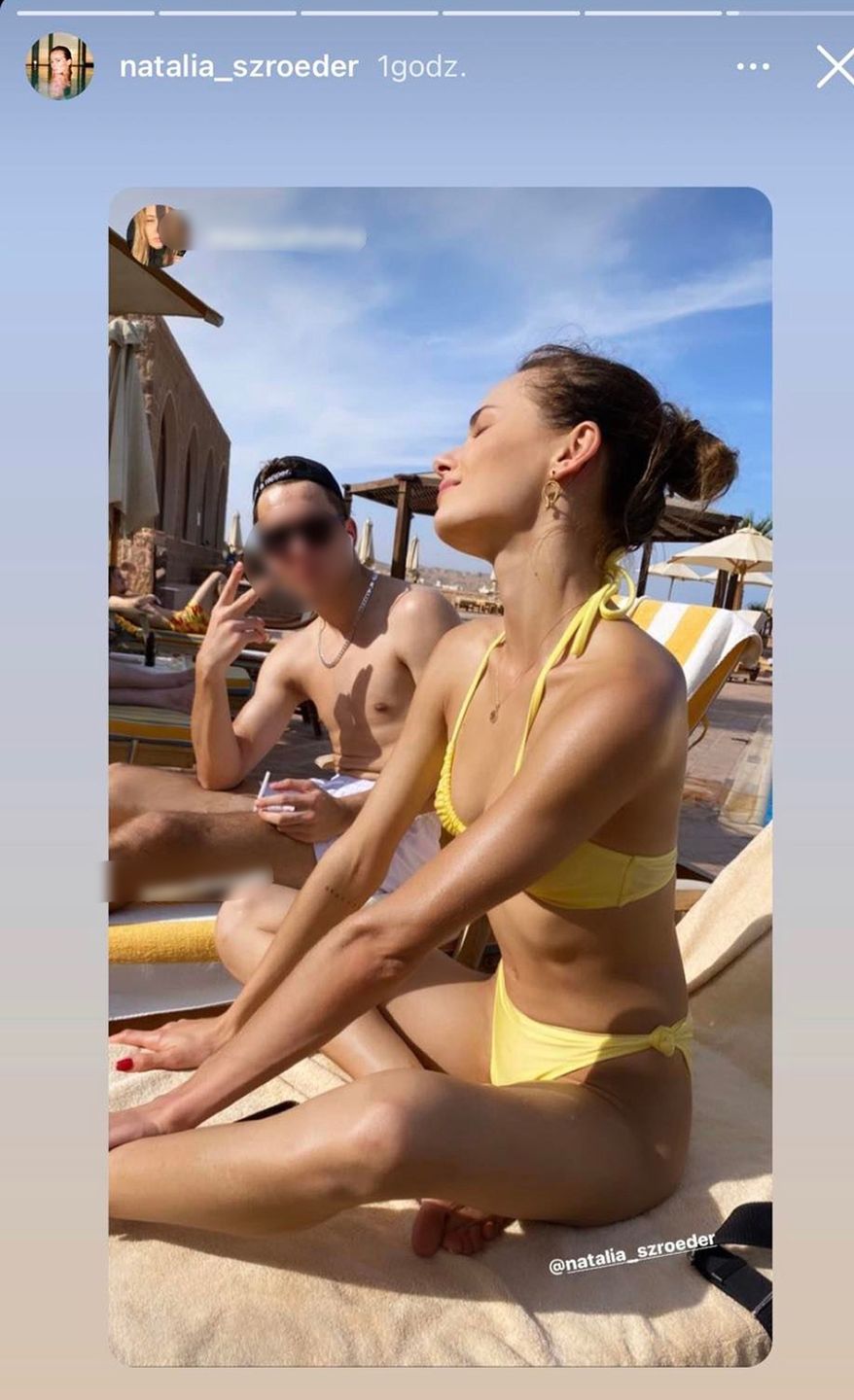 Natalia Szroeder na wakacjach w Egipcie 