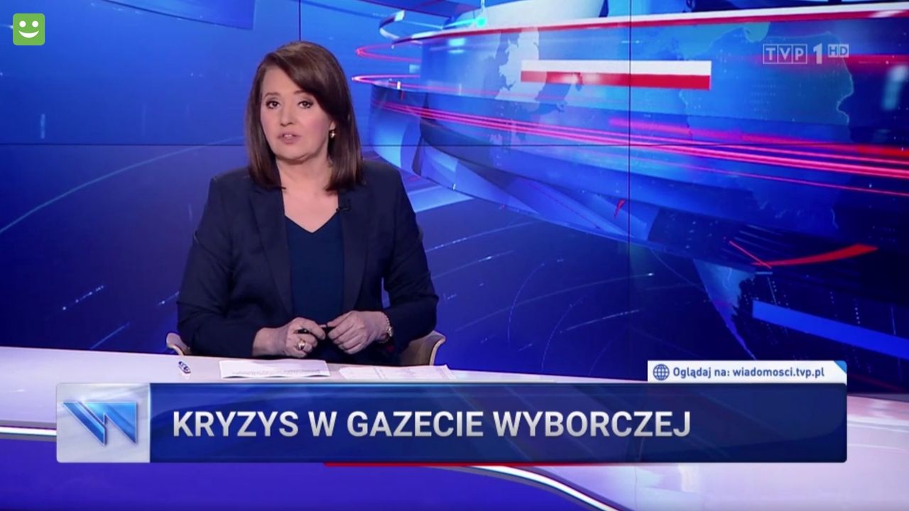 Do komentowania sytuacji w "Wyborczej" TVP zaprosiło dziennikarzy prorządowych mediów