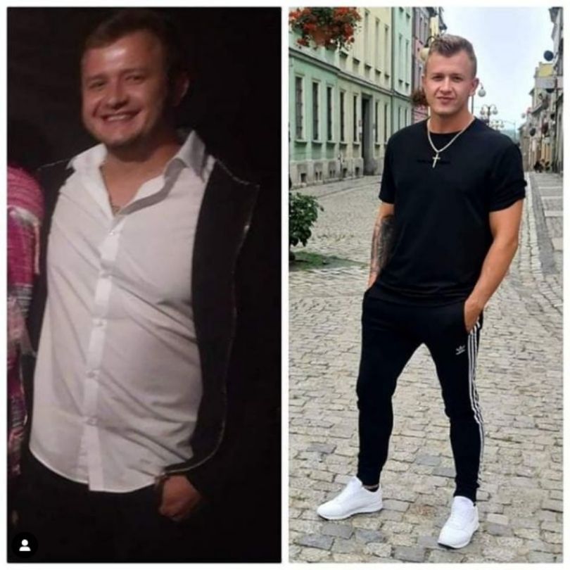 Dawid Narożny chwali się metamorfozą