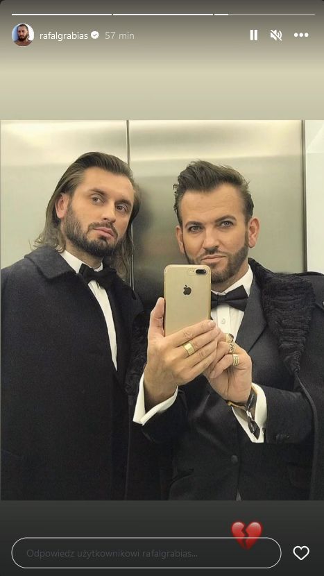 Rafał Grabias pokazał wspólne zdjęcia z Gabrielem Sewerynem