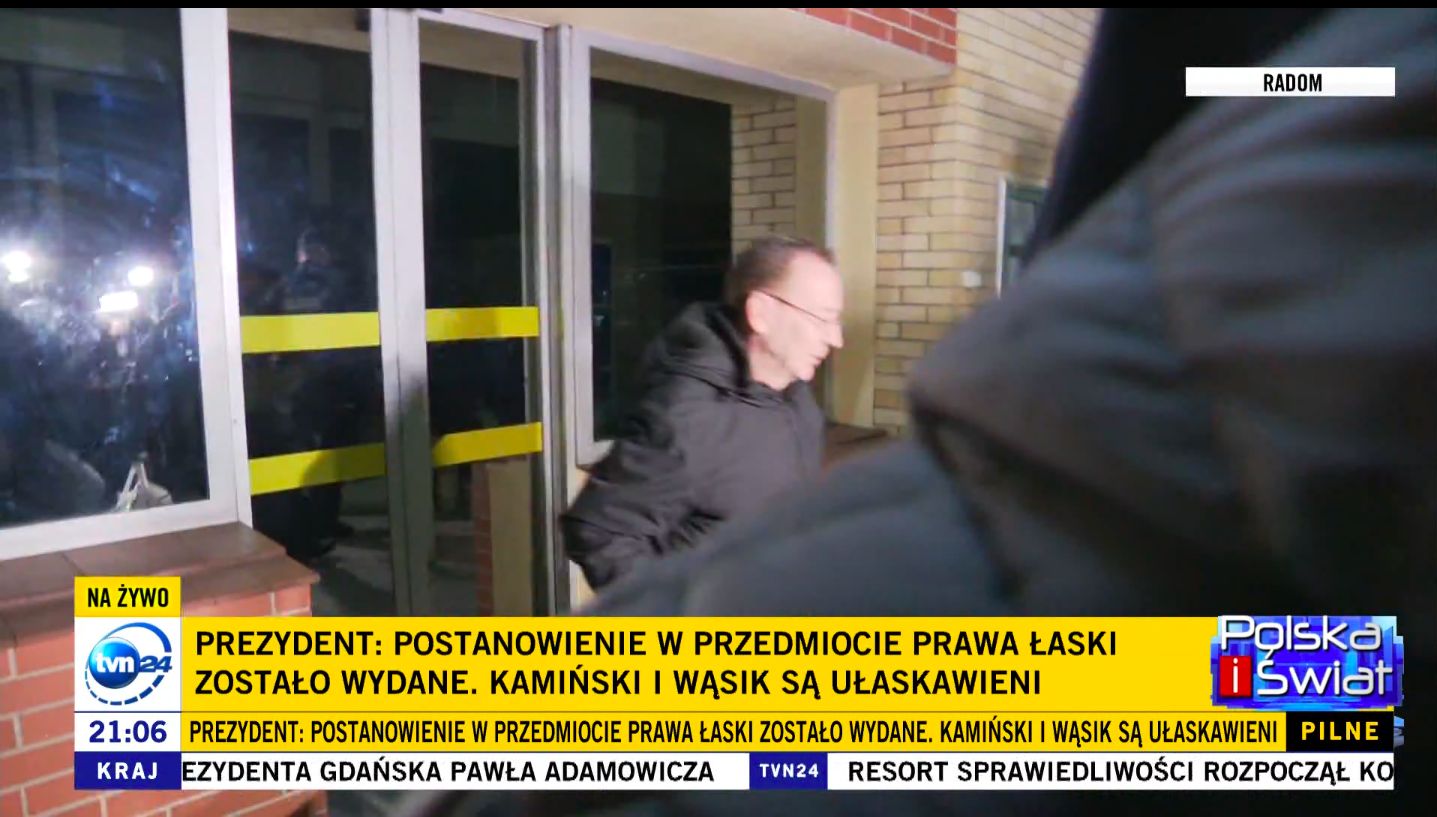 Mariusz Kamiński i Maciej Wąsik wyszli z więzienia