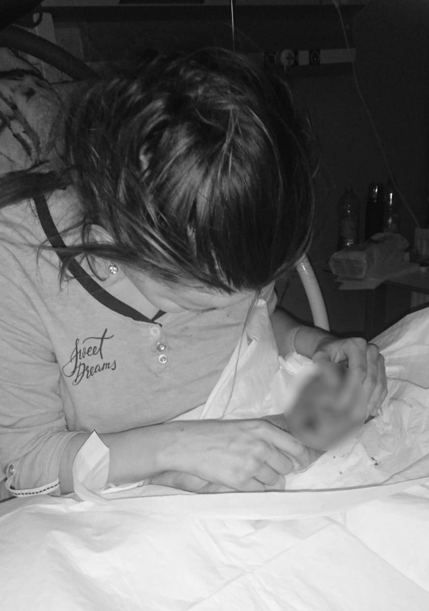 Pani Paula po porodzie