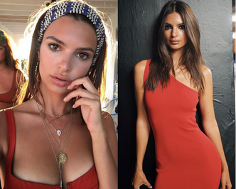 Emily Ratajkowski na imprezie "Harper’s Bazaar" miała na sobie kreację Z SIECIÓWKI: "To sukienka z Zary"