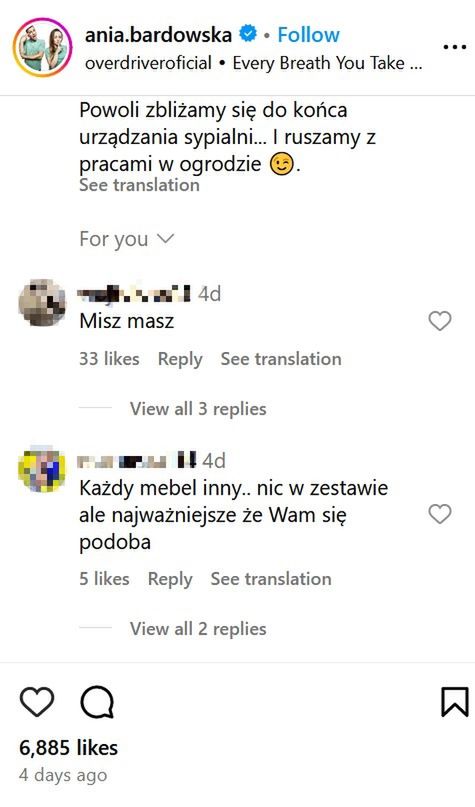 Komentarze internautów na temat wyglądu sypialni