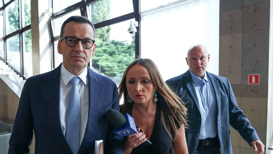 Zesp�? Pracy dla Polski nt. edukacji
Fot. Michal Zebrowski/East News,  Warszawa, 09.09.2024. Sejm. Debata Zespolu Pracy dla Polski nt. edukacji, pod przewodnictwem posla PiS Mateusza Morawieckiego.
N/z: Mateusz Morawiecki, Justyna Dobrosz-Oracz
Michal Zebrowski