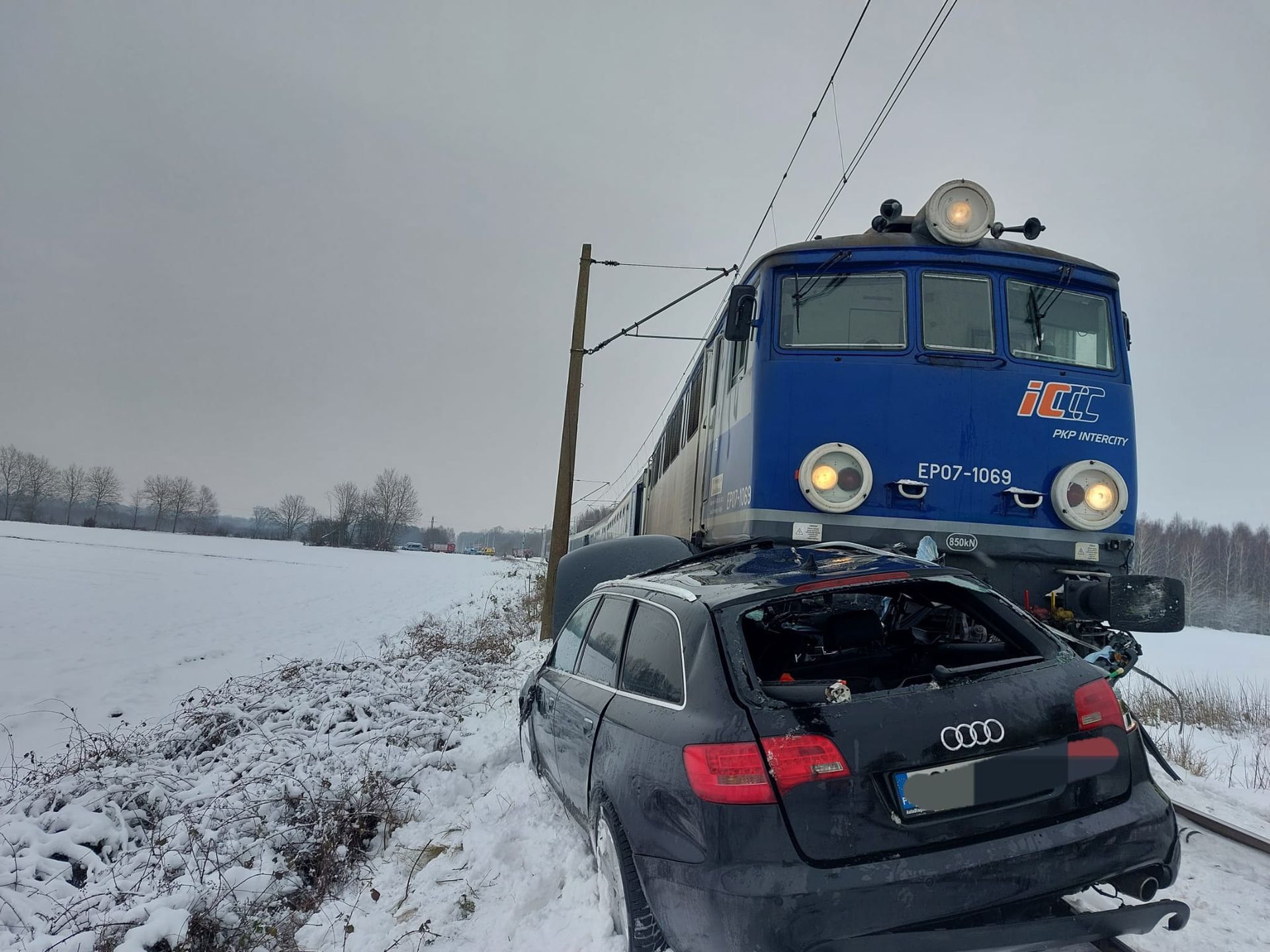 Wypadek audi