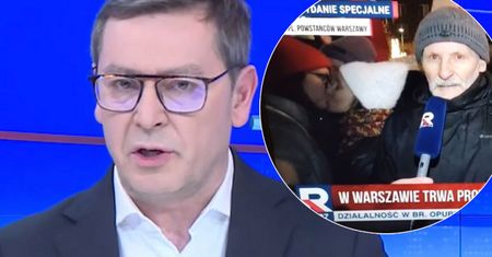 TV Republika pokazała pocałunek dwóch kobiet podczas protestu. "Poszłyśmy kupić chipsy, a tu Adamczyk stoi w oknie jak papież"