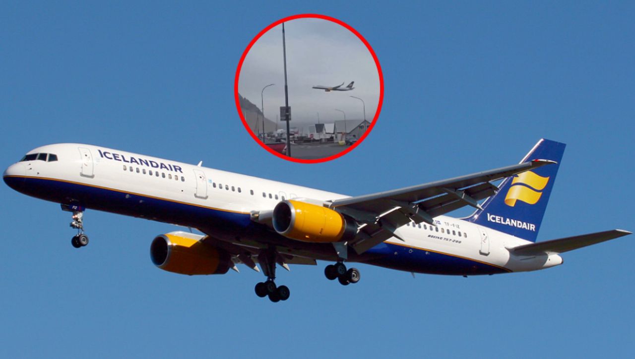 Boeing 757 nad samymi dachami. Leciał tak nisko, że wszystko się trzęsło