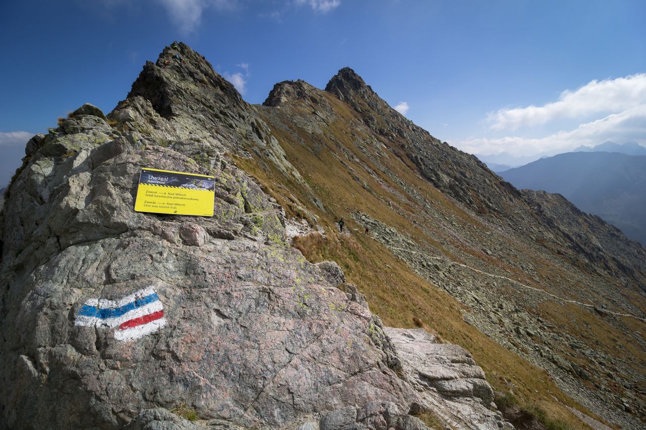 Tatry. Zamknięte popularne szlaki, m.in. w rejonie Orlej Perci