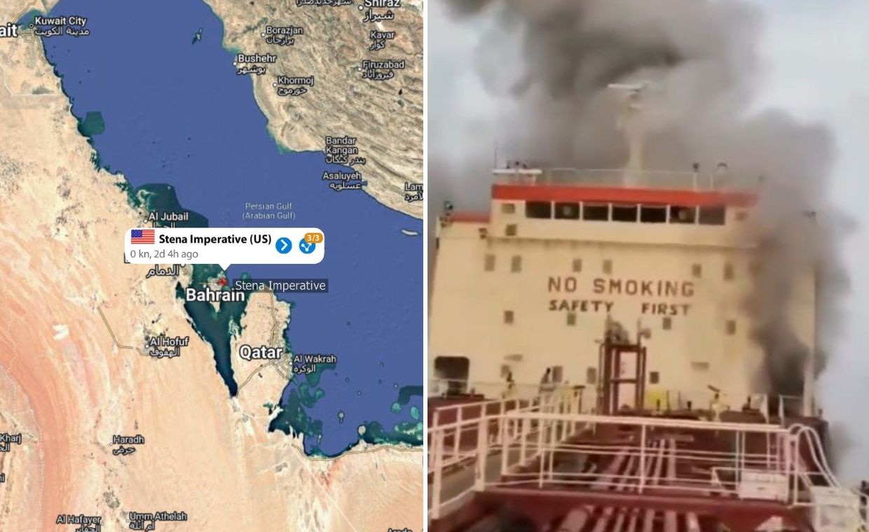 Precyzyjny atak z powietrza. Tankowiec pod banderą USA uszkodzony